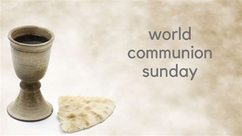 world communion sunday litany