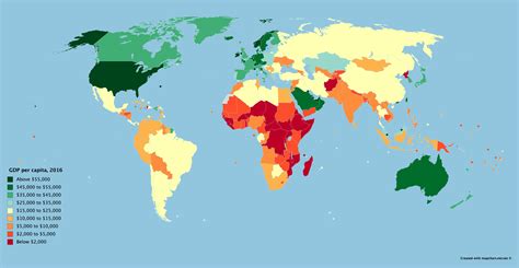 world countries by gdp per capita