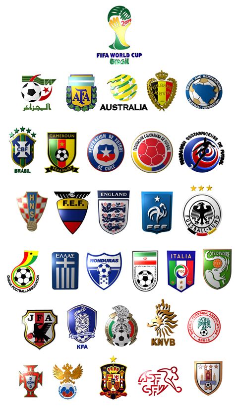 world cup soccer team logos