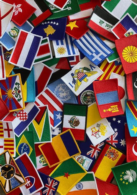 world flag patches for sale