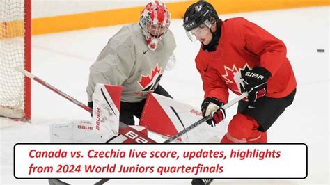 world junior hockey canada vs czech score