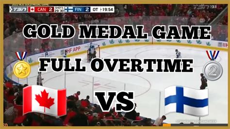 world juniors 2022 gold medal game time
