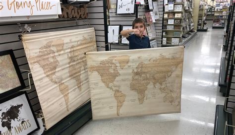 World Map Decor Hobby Lobby