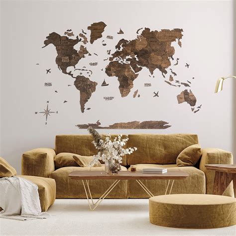 World Map Wall Art Quotes