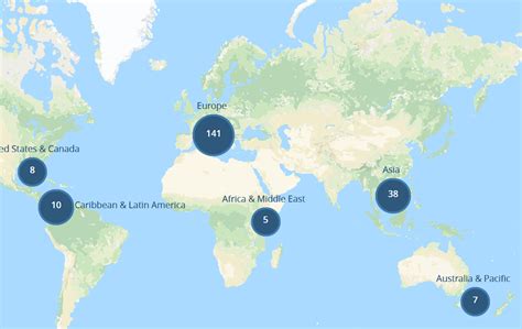 world of hyatt map