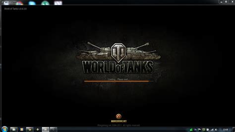 world of tanks blank screen