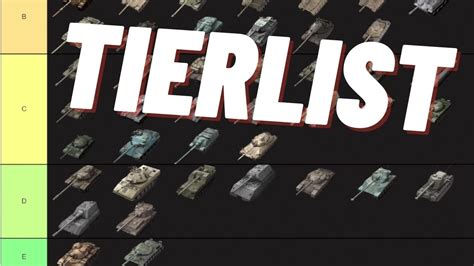 world of tanks blitz tank tier list