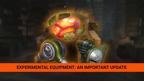 world of tanks experimental equipment