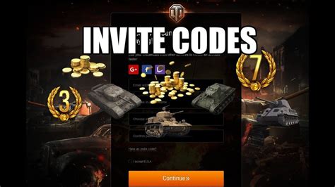 world of tanks invite codes