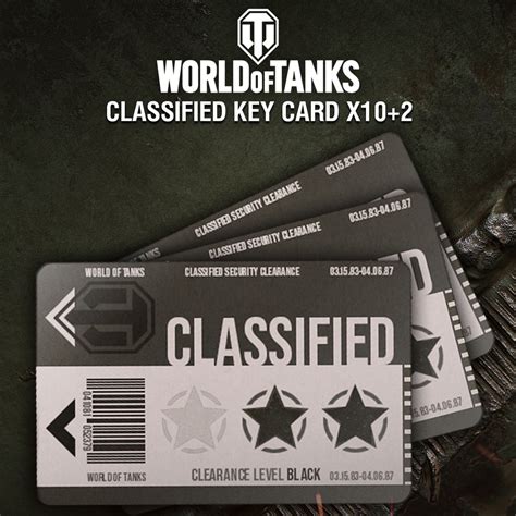 world of tanks key cards