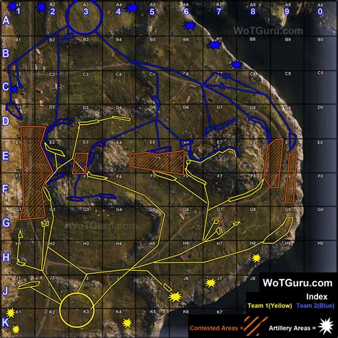world of tanks tank destroyer map spots