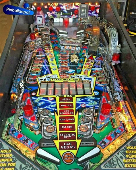 world poker tour pinball machine