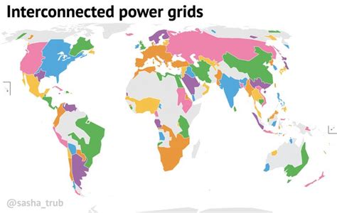 world power grid map