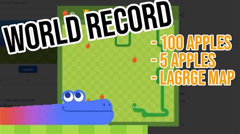 World Record Snake Game Score
