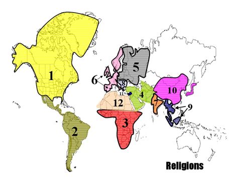 world religions map worksheet pdf