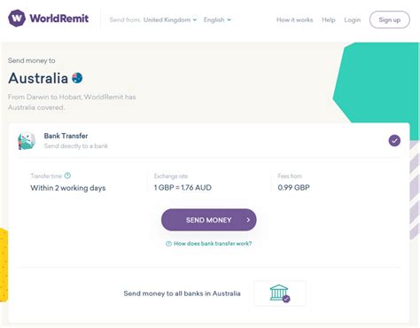world remit transfer rate