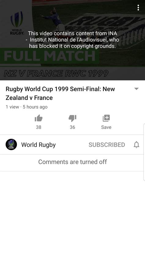 world rugby youtube channel