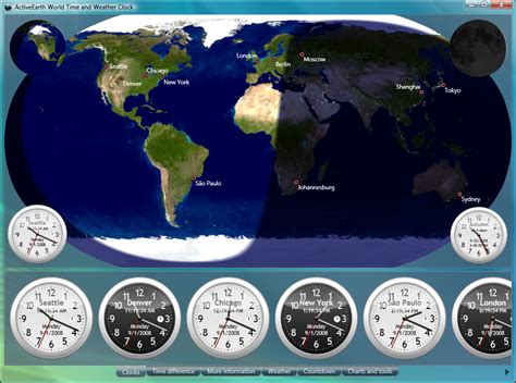 world time zone clock map live