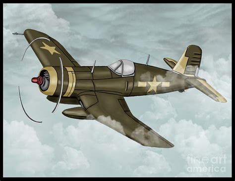 world war 2 plane art