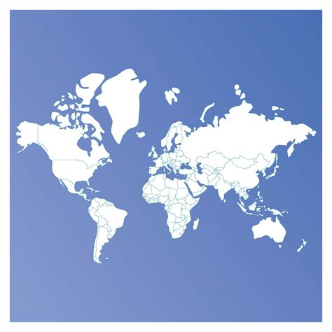 Blank World Maps by
