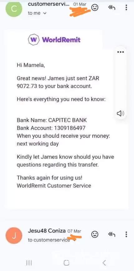 worldremit complaints