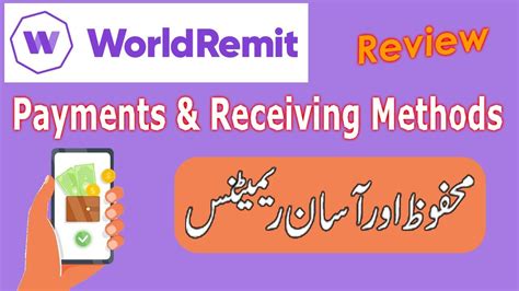 worldremit payment methods