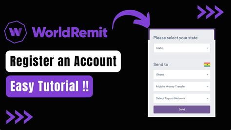 worldremit register
