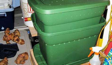 Worm Composter Diy DIY 16x16 Stackable Made From Recycled