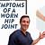 worn hip joint symptoms