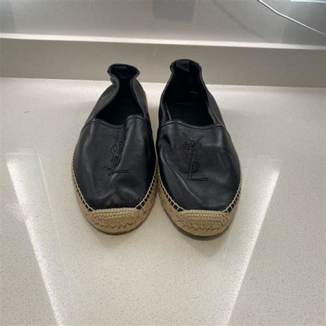 Worn Leather Espadrilles