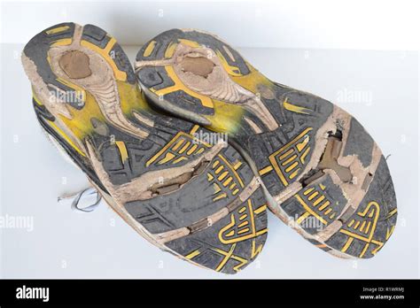 Worn out shoe sole