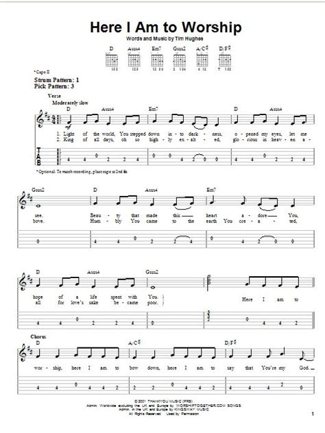 worship songs for beginners