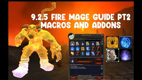 wotlk fire mage cooldown macros