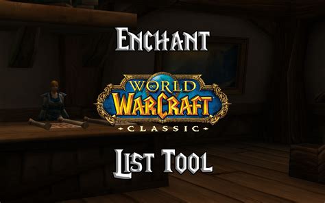 wotlk list of enchants