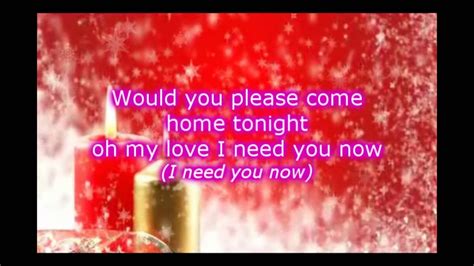 would you please come home tonight lyrics