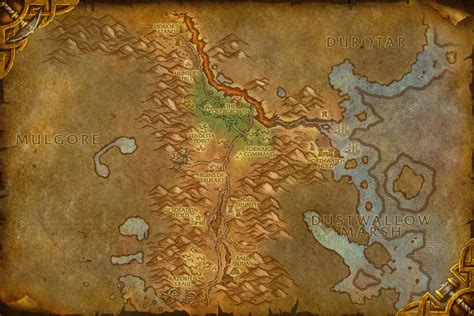 wow desolace or southern barrens