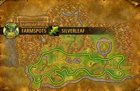 wow elwynn forest silverleaf map
