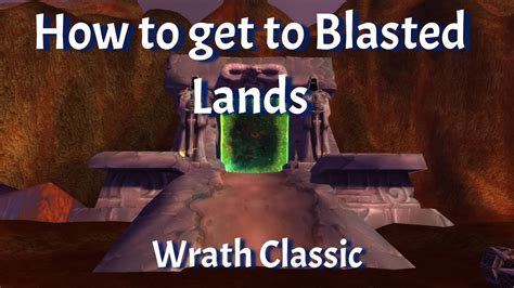 wow horde how to get to blasted lands from orgrimmar