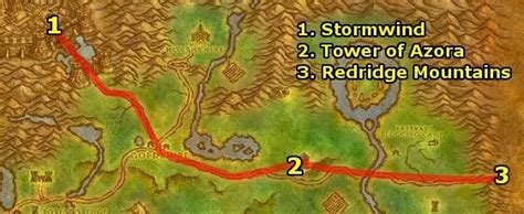 wow how do i get from stormwind to redridge mountains