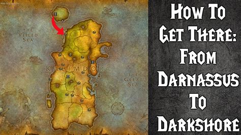 wow how to get to darnassus from darkshore wow classic