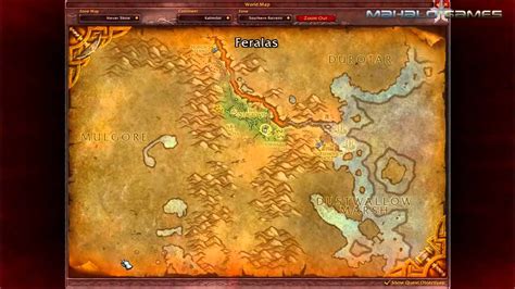 wow how to get to feralas from southern barrens