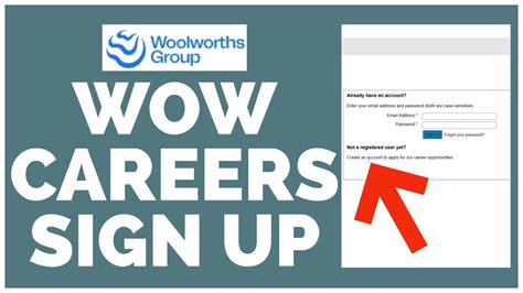 wow careers sign in online