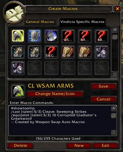wow macro to switch weapons