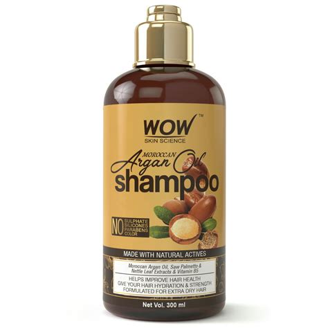 wow moroccan argan oil shampoo & conditioner