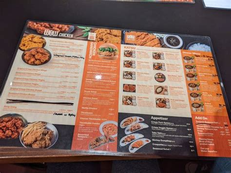 wow store- red deer menu