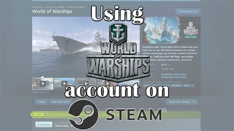 wows steam wargaming account