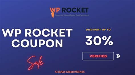 Get The Best Wp Rocket Coupon For Maximum Savings
