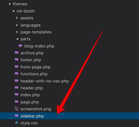 Wp Php Get Sidebar