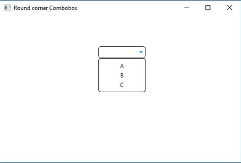 wpf combobox rounded corners