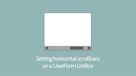 Wpf Listbox Horizontal Scrollbar Disabled